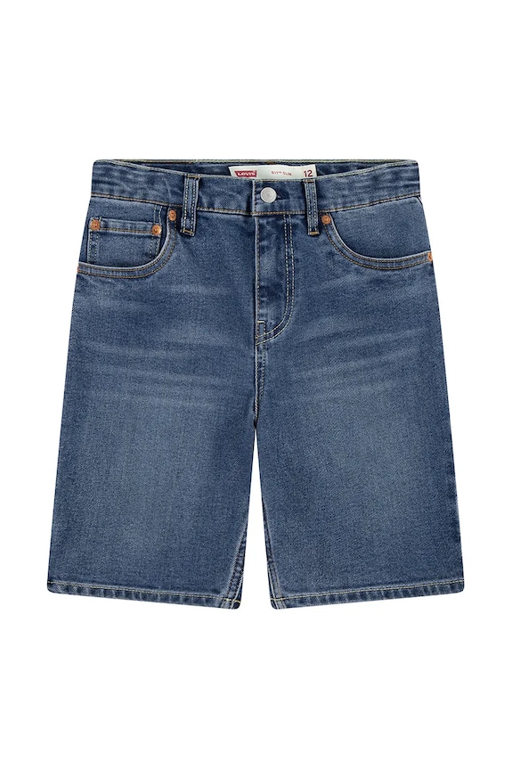 Otroške kratke hlače iz jeansa Levi's NEW 511 SLIM FIT DENIM SHORT 9EM374 modra SS26