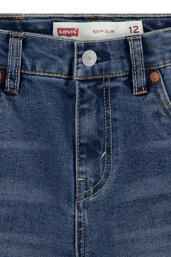 Otroške kratke hlače iz jeansa Levi's NEW 511 SLIM FIT DENIM SHORT modra 9EM374