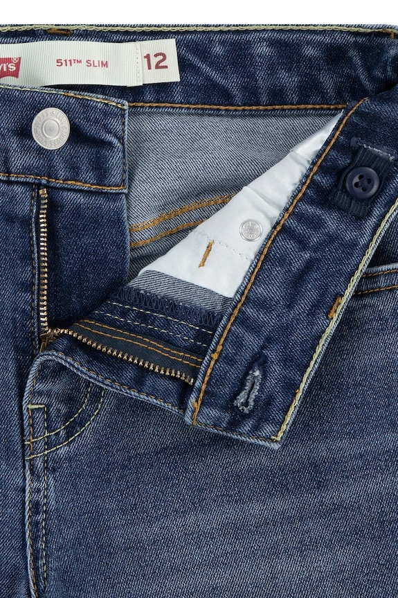 Otroške kratke hlače iz jeansa Levi's NEW 511 SLIM FIT DENIM SHORT 9EM374 modra