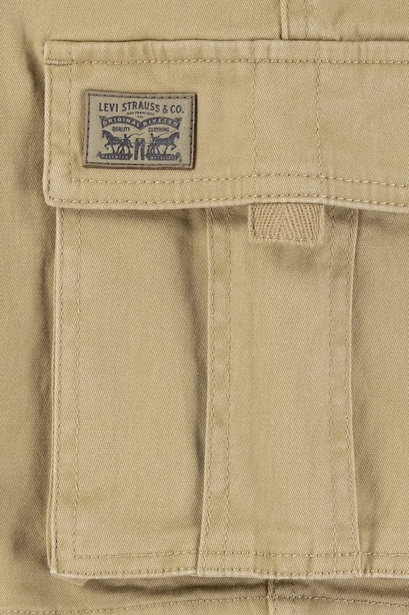 Levi's szorty dziecięce TRADITIONAL CARGO SHORTS 9EM381 zielony
