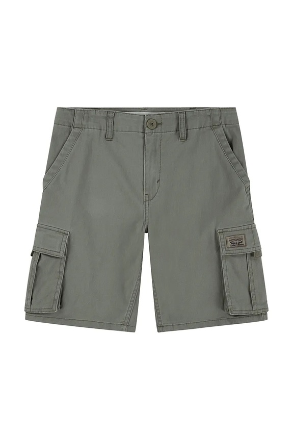 Otroške kratke hlače Levi's TRADITIONAL CARGO SHORTS Z elastanom zelena 9EM381