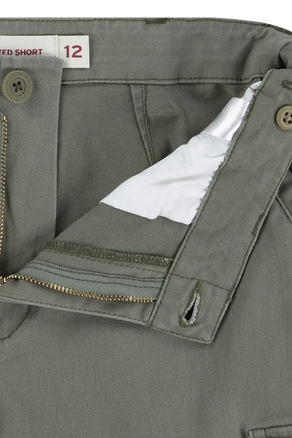 Otroške kratke hlače Levi's TRADITIONAL CARGO SHORTS zelena 9EM381