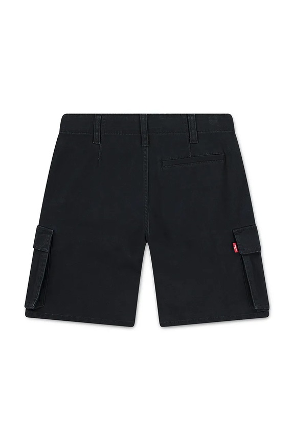 Παιδικό σορτς Levi's TRADITIONAL CARGO SHORTS 9EM381 μαύρο SS25