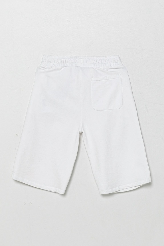 Detské bavlnené šortky Guess L5GD06.KA6R4.PPYA biela SS25