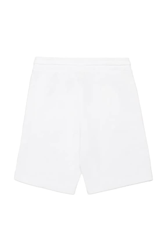 Παιδικό βαμβακερό σορτς Diesel PBASESHORT SHORTS J02236 λευκό SS25
