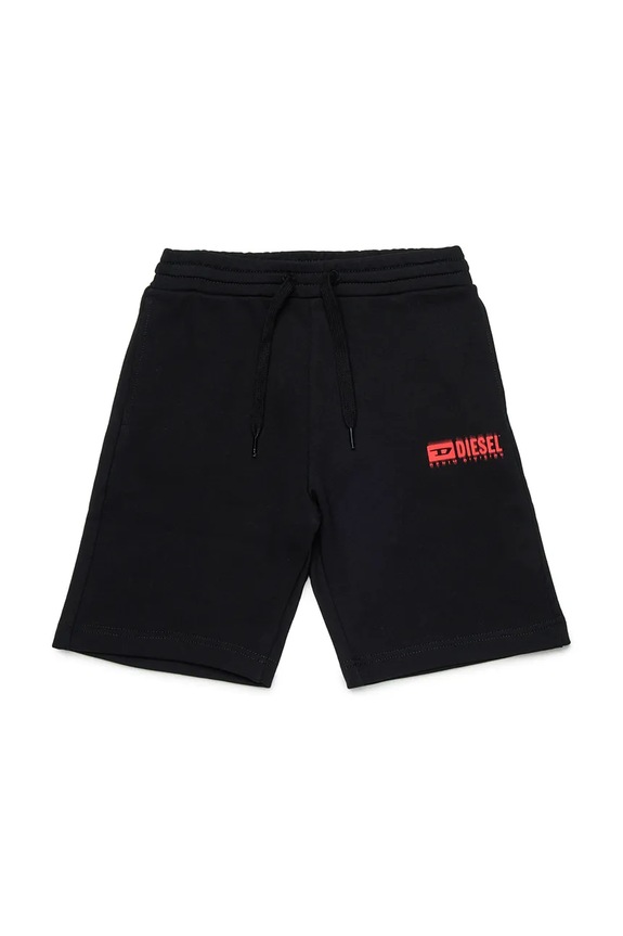 Diesel pantaloni scurți din bumbac pentru copii PBASESHORT SHORTS casual negru J02236