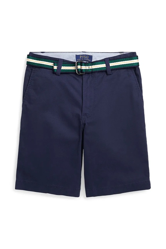 Detské bavlnené šortky Polo Ralph Lauren bavlna tmavomodrá 323863960003