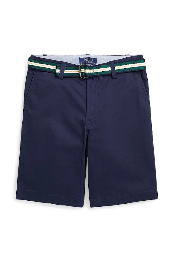 Detské bavlnené šortky Polo Ralph Lauren bavlna tmavomodrá 323863960003