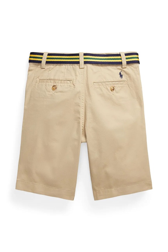 Detské bavlnené šortky Polo Ralph Lauren 323863960005 béžová SS26