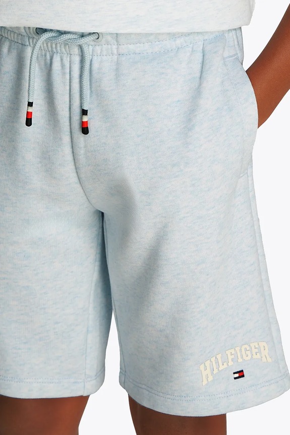 Βαμβακερό σορτσάκι Tommy Hilfiger KB0KB09496.116.122.PPYA μπλε