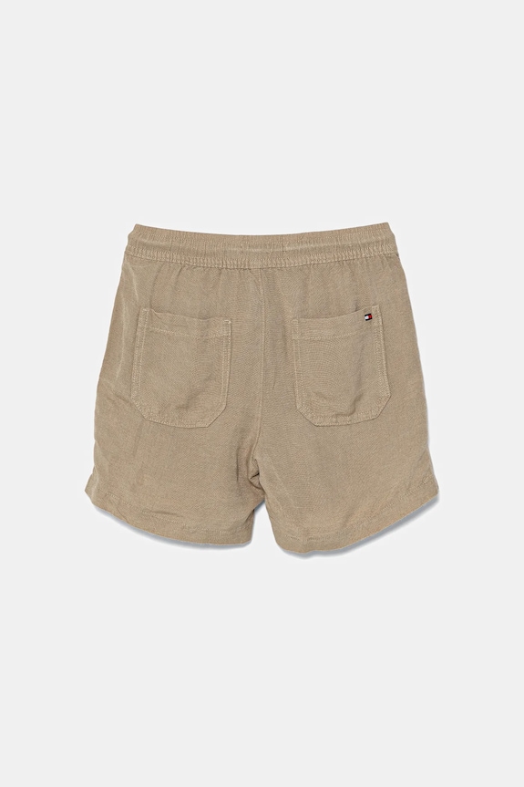 Tommy Hilfiger shorts in lino bambino/a KB0KB09643.PPYA beige SS25