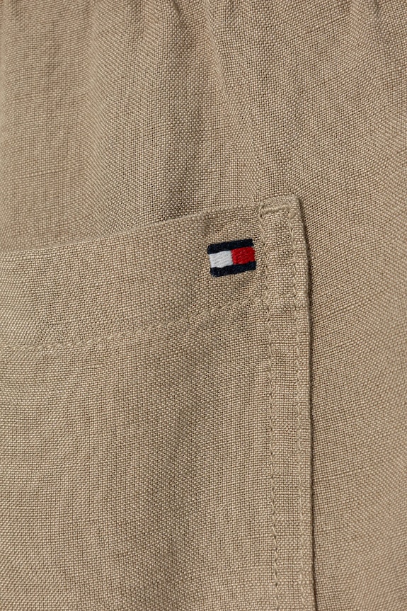 BIMBO Tommy Hilfiger shorts in lino bambino/a KB0KB09643.PPYA beige