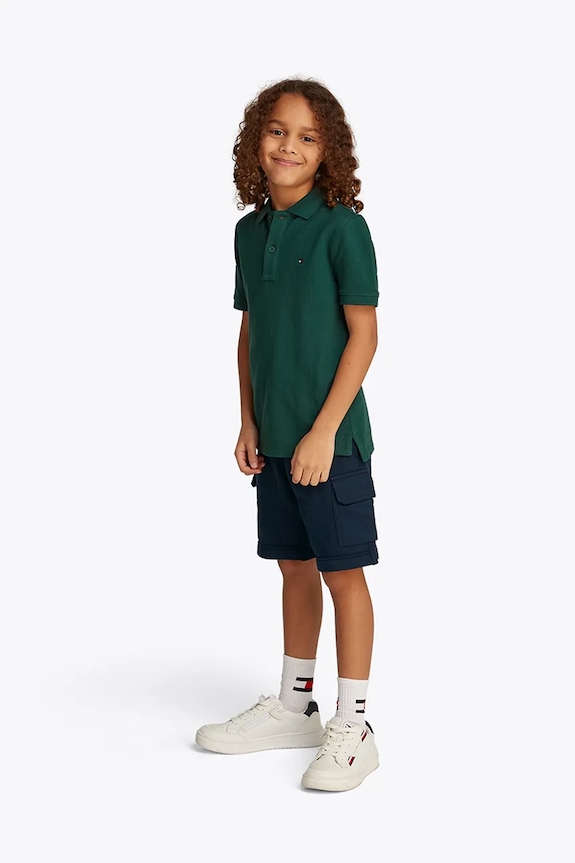 Tommy Hilfiger szorty dziecięce casual granatowy KB0KB09659.PPYA