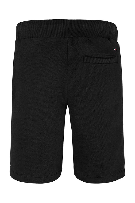 Chlapec Detské bavlnené šortky Tommy Hilfiger KB0KB09667.98.122.PPYA čierna