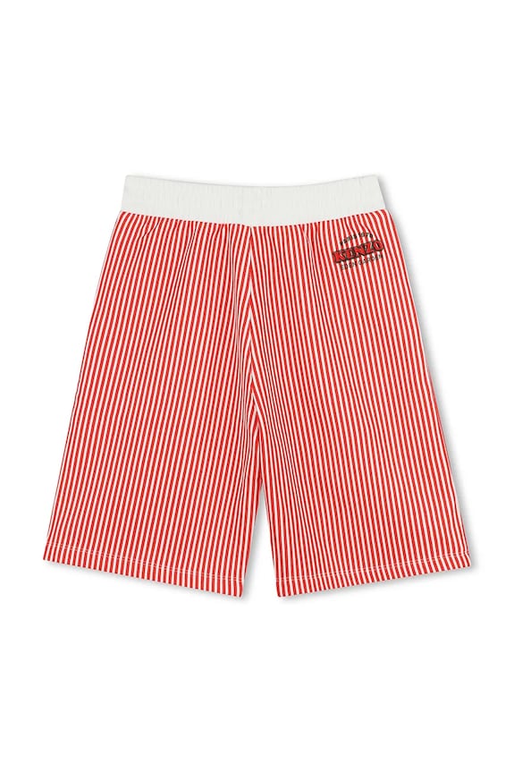 Παιδικό βαμβακερό σορτς Kenzo Kids K61121.114.150 κόκκινο SS25