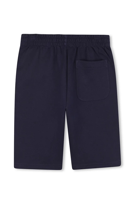 Kenzo Kids pantaloni scurți din bumbac pentru copii K61122.114.150 bleumarin SS25