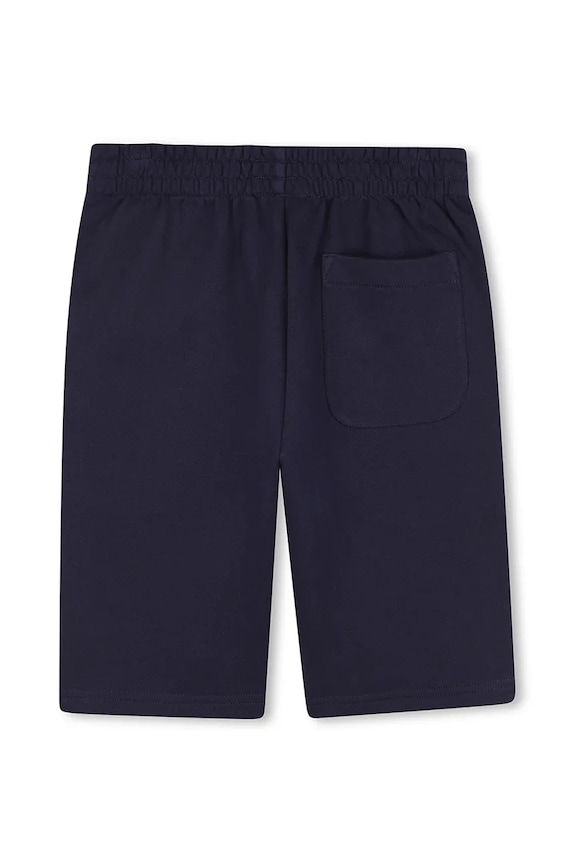 Kenzo Kids pantaloni scurți din bumbac pentru copii K61122.114.150 bleumarin SS25