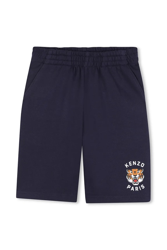 Kenzo Kids szorty bawełniane dziecięce nadruk granatowy K61122.162