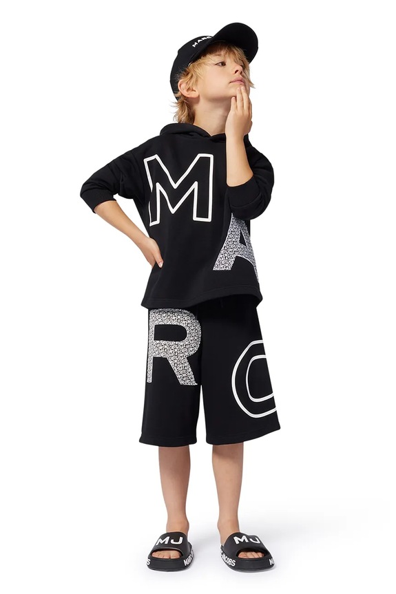 Otroške kratke hlače Marc Jacobs Pletenina črna W60483.86.108