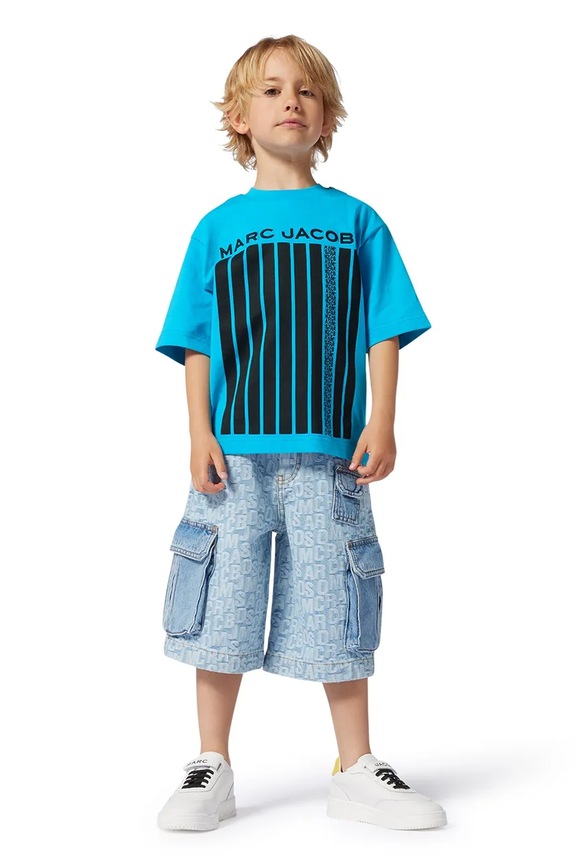 Otroške kratke hlače iz jeansa Marc Jacobs Casual modra W60489.114.150