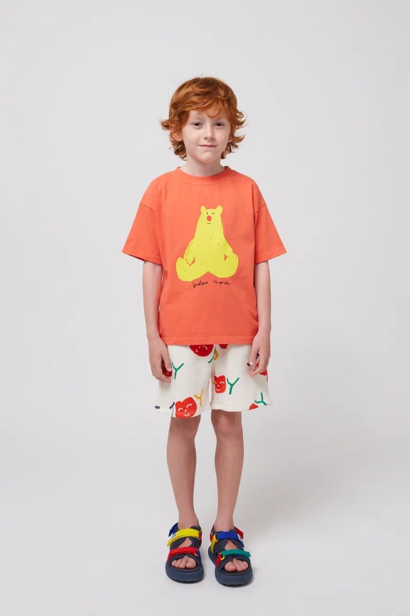 Παιδικό βαμβακερό σορτς Bobo Choses Smiling 125AC056