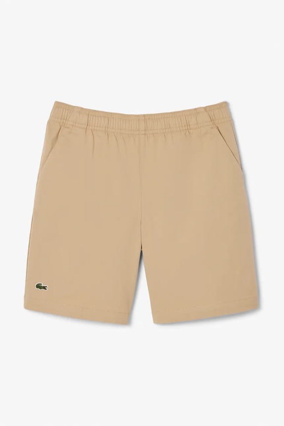 Lacoste pantaloni scurți copii FJ5242 bej SS25