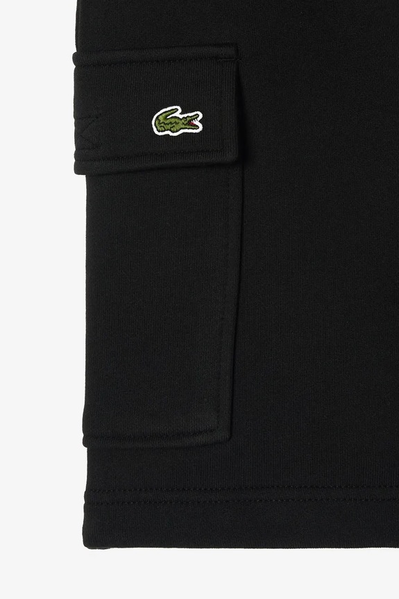 CHLAPEC Dětské bavlněné šortky Lacoste GJ7372 černá