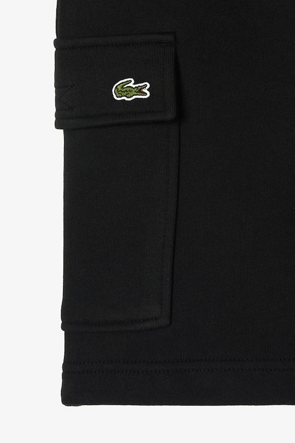 CHLAPEC Dětské bavlněné šortky Lacoste GJ7372 černá