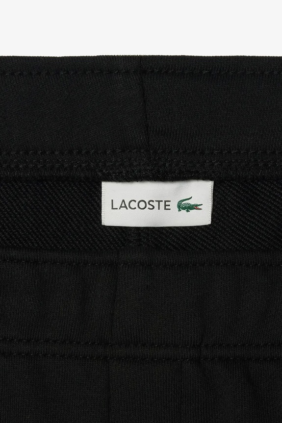 Dětské bavlněné šortky Lacoste černá GJ7372