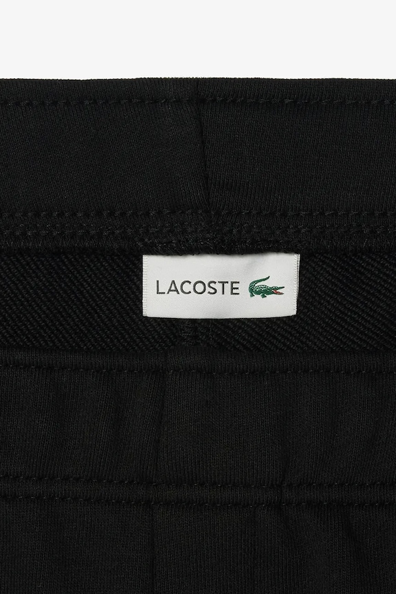 Dětské bavlněné šortky Lacoste černá GJ7372