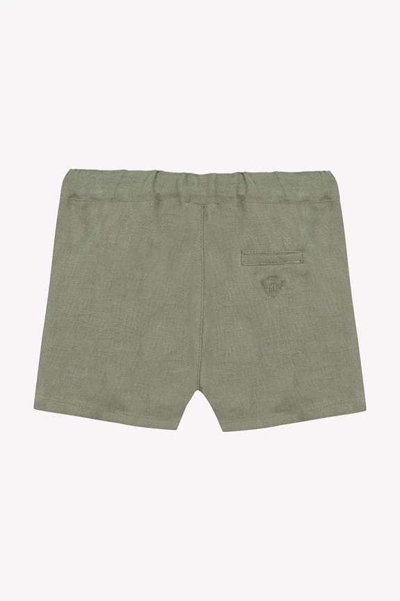 Dečki Otroške lanene kratke hlače Tartine et Chocolat CA26061.104 zelena