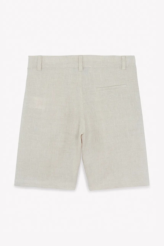 Dečki Otroške lanene kratke hlače Tartine et Chocolat CA26003.140.152 bež