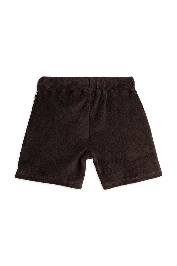 Αγορίστικα Παιδικό βαμβακερό σορτς Mini Rodini Piano terry 2523014899 μαύρο