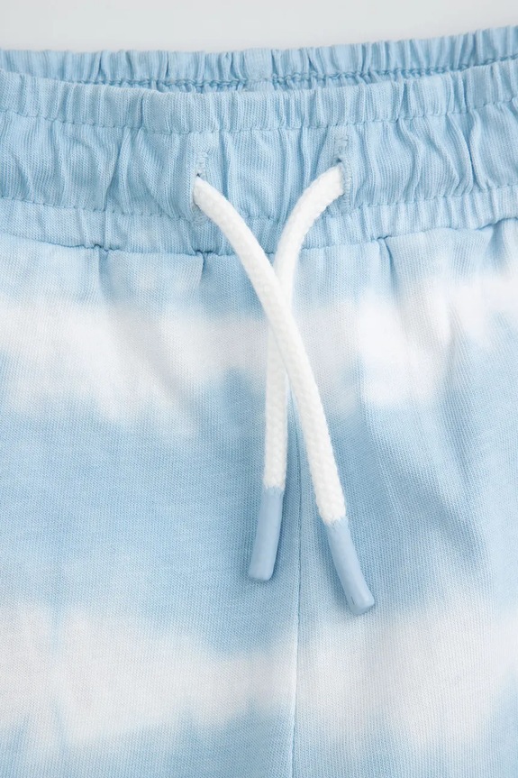 Coccodrillo pantaloni scurți din bumbac albastru WC5121503HBK