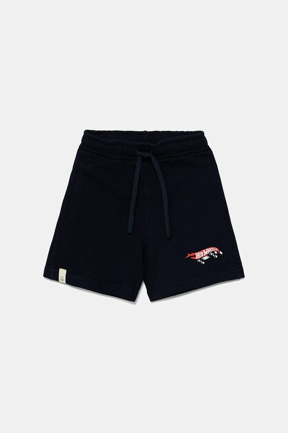 United Colors of Benetton pantaloni scurți din bumbac pentru copii sport bleumarin 3J68G901O.P.Seasonal