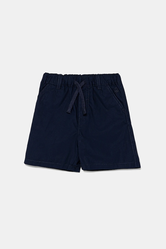 Detské bavlnené šortky United Colors of Benetton bavlna tmavomodrá 4AC7G902O.P.Seasonal