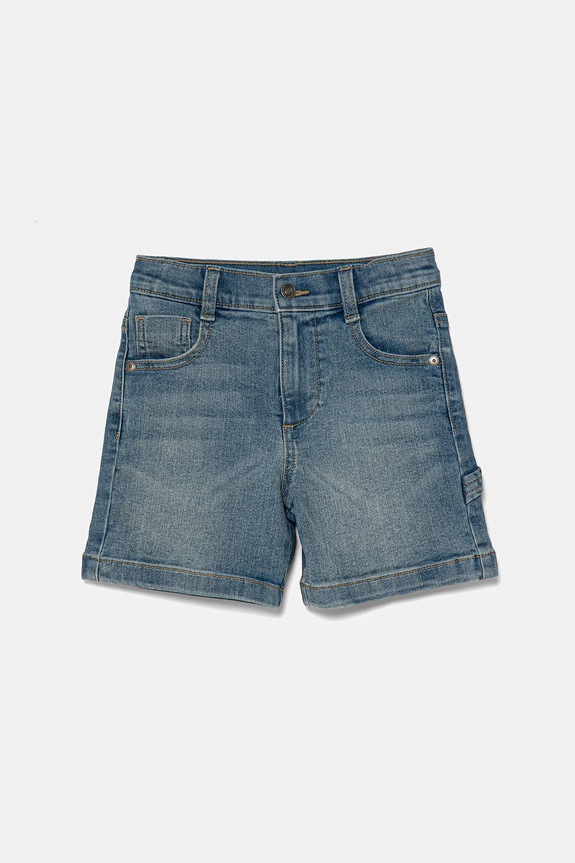 United Colors of Benetton pantaloni scurti din denim pentru copii casual albastru 4PORG902I.P.Seasonal