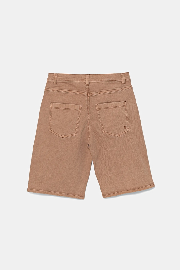 Otroške kratke hlače United Colors of Benetton 4QNJC903Q.G.Seasonal rjava SS25