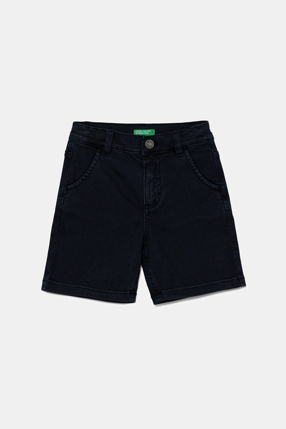 Detské rifľové krátke nohavice United Colors of Benetton rifľovina tmavomodrá 4QNJG902M.P.Seasonal