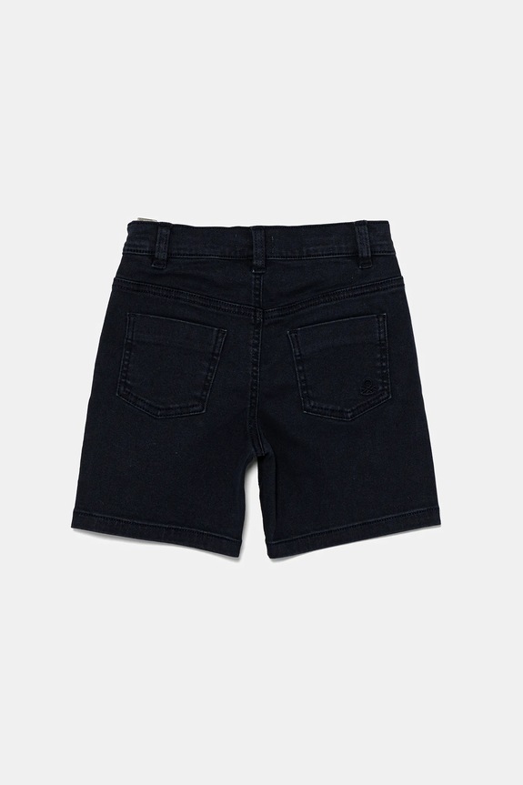 Detské rifľové krátke nohavice United Colors of Benetton 4QNJG902M.P.Seasonal tmavomodrá SS25