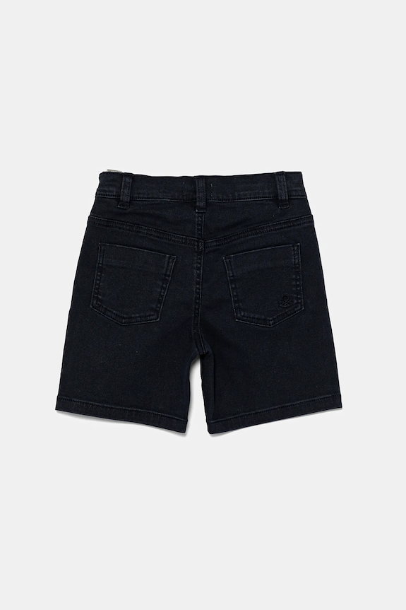 Detské rifľové krátke nohavice United Colors of Benetton 4QNJG902M.P.Seasonal tmavomodrá SS25