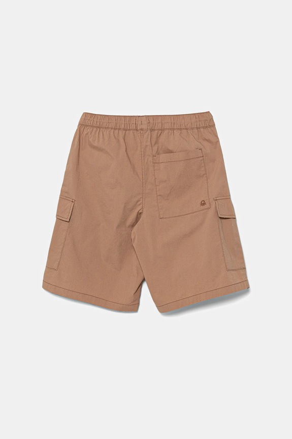 Detské krátke nohavice United Colors of Benetton 4L2VC9046.G.Seasonal hnedá SS25