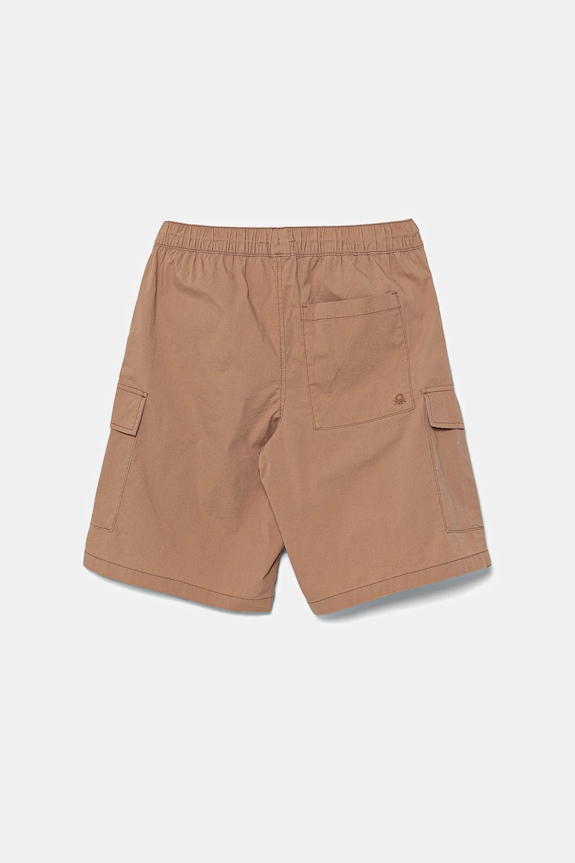 Detské krátke nohavice United Colors of Benetton 4L2VC9046.G.Seasonal hnedá SS25