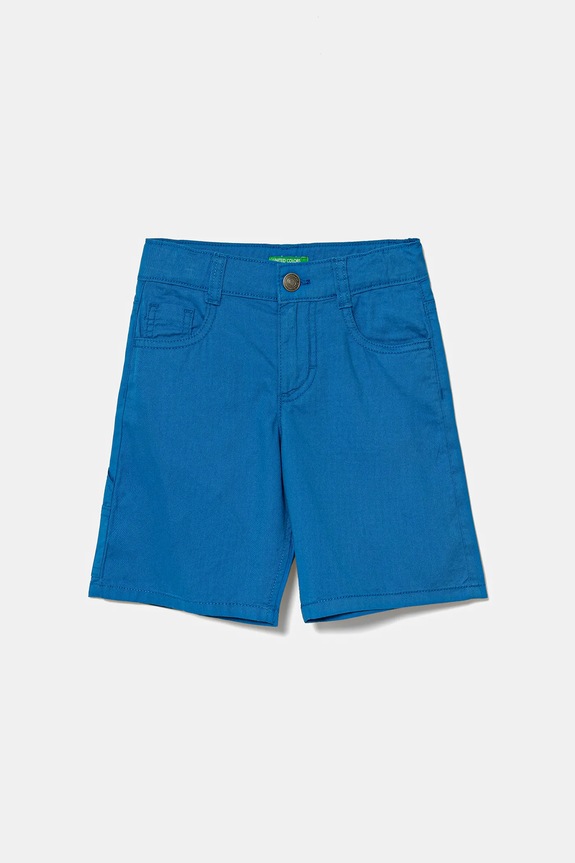 Detské bavlnené šortky United Colors of Benetton bavlna modrá 47RGG901Y.P.Seasonal