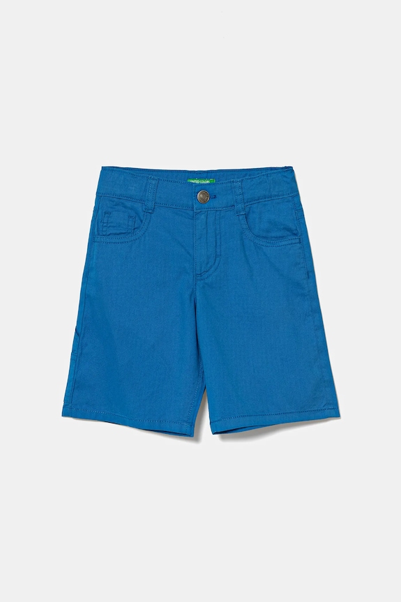 Detské bavlnené šortky United Colors of Benetton bavlna modrá 47RGG901Y.P.Seasonal