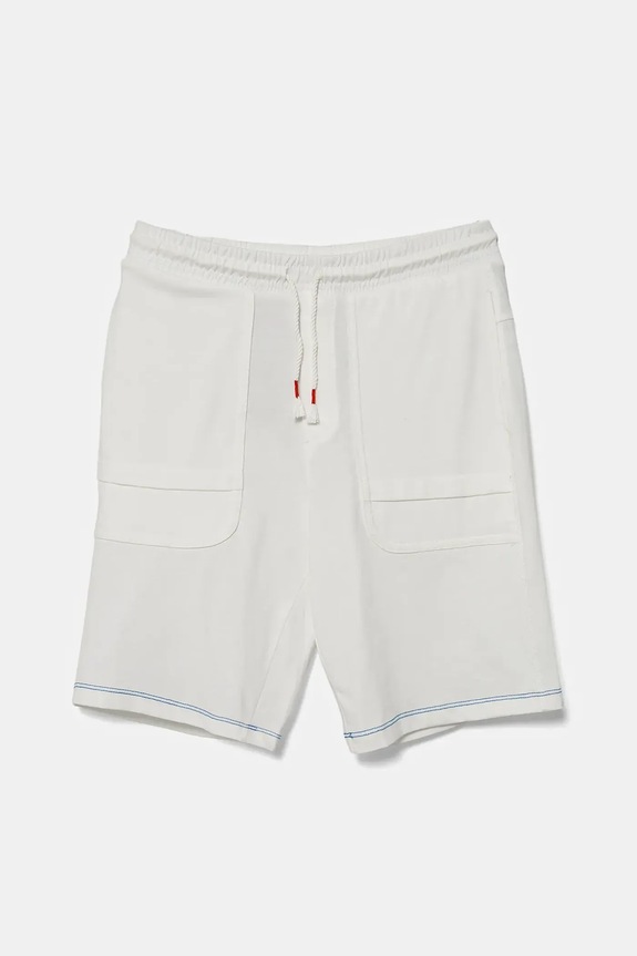 Παιδικό βαμβακερό σορτς United Colors of Benetton casual λευκό 3BL0C903J.G.Seasonal