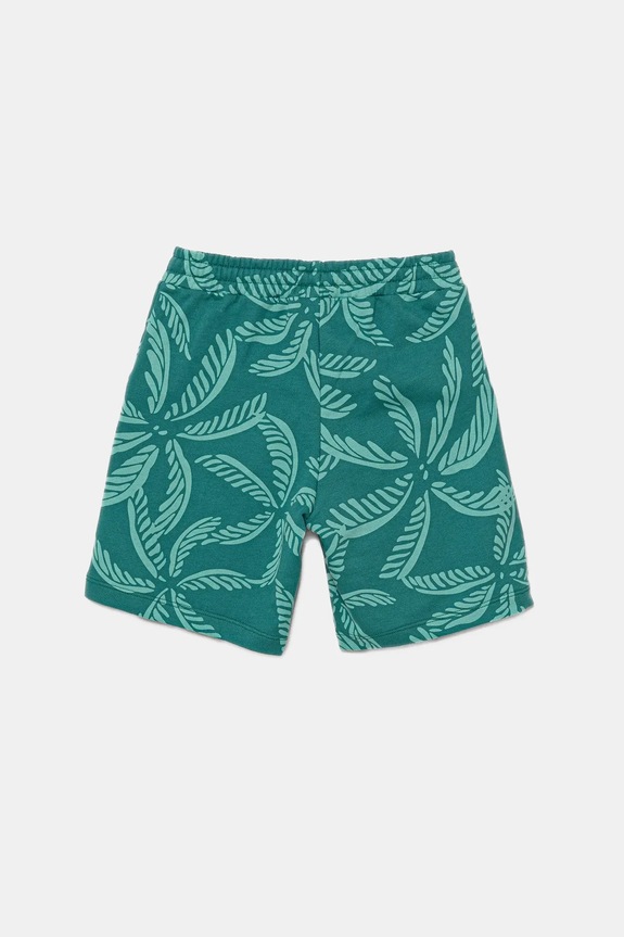 United Colors of Benetton gyerek pamut rövidnadrág 32IEG901Y.P.Seasonal türkiz SS25