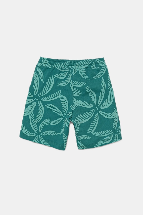 United Colors of Benetton gyerek pamut rövidnadrág 32IEG901Y.P.Seasonal türkiz SS25