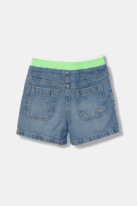 Παιδικό σορτς τζιν United Colors of Benetton 4AD7G902Y.P.Seasonal μπλε SS25