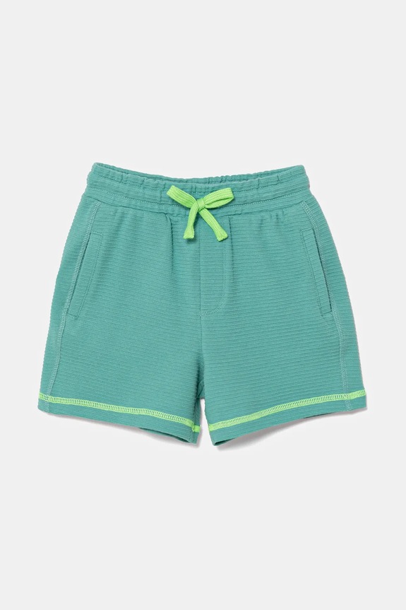 United Colors of Benetton pantaloni scurți din bumbac pentru copii casual turcoaz 38OHG901V.P.Seasonal